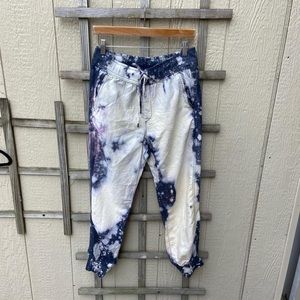 Funky joggers // repurposed and upcycled